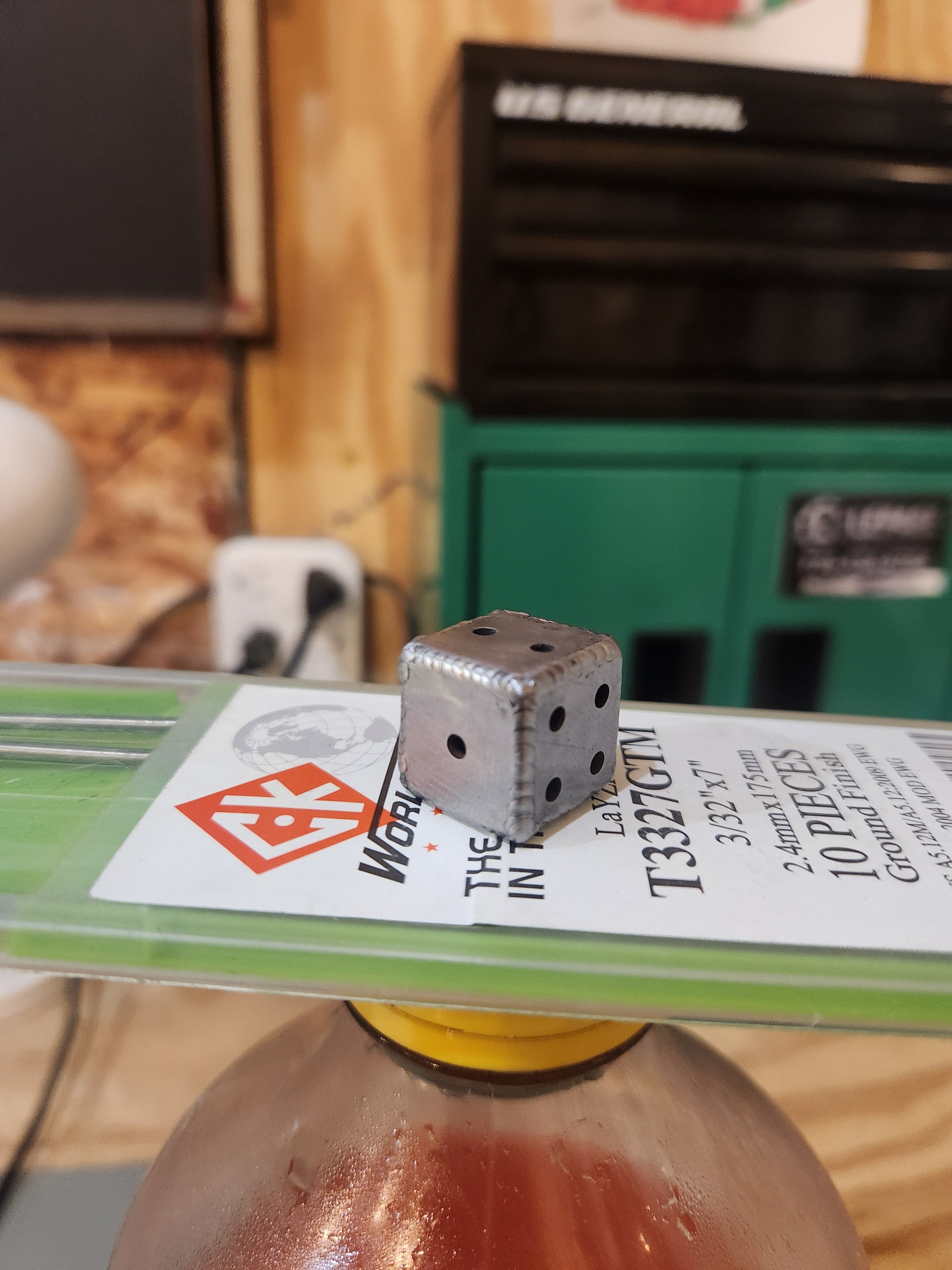 Tig welding practice kit - Mini steel Dice