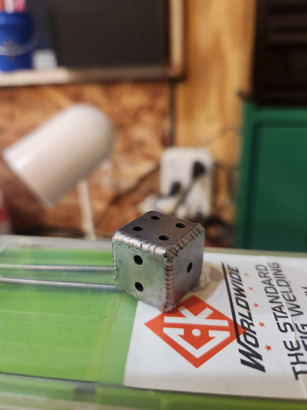 Tig welding practice kit - Mini steel Dice