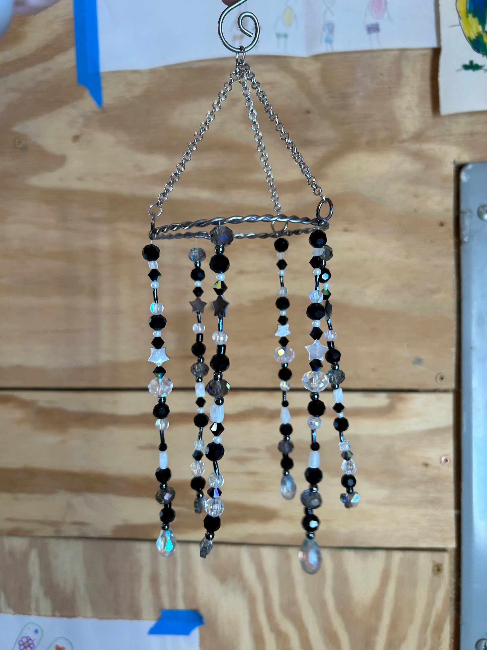 Black and White Suncatcher