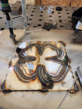 Tig welded Shamrock art