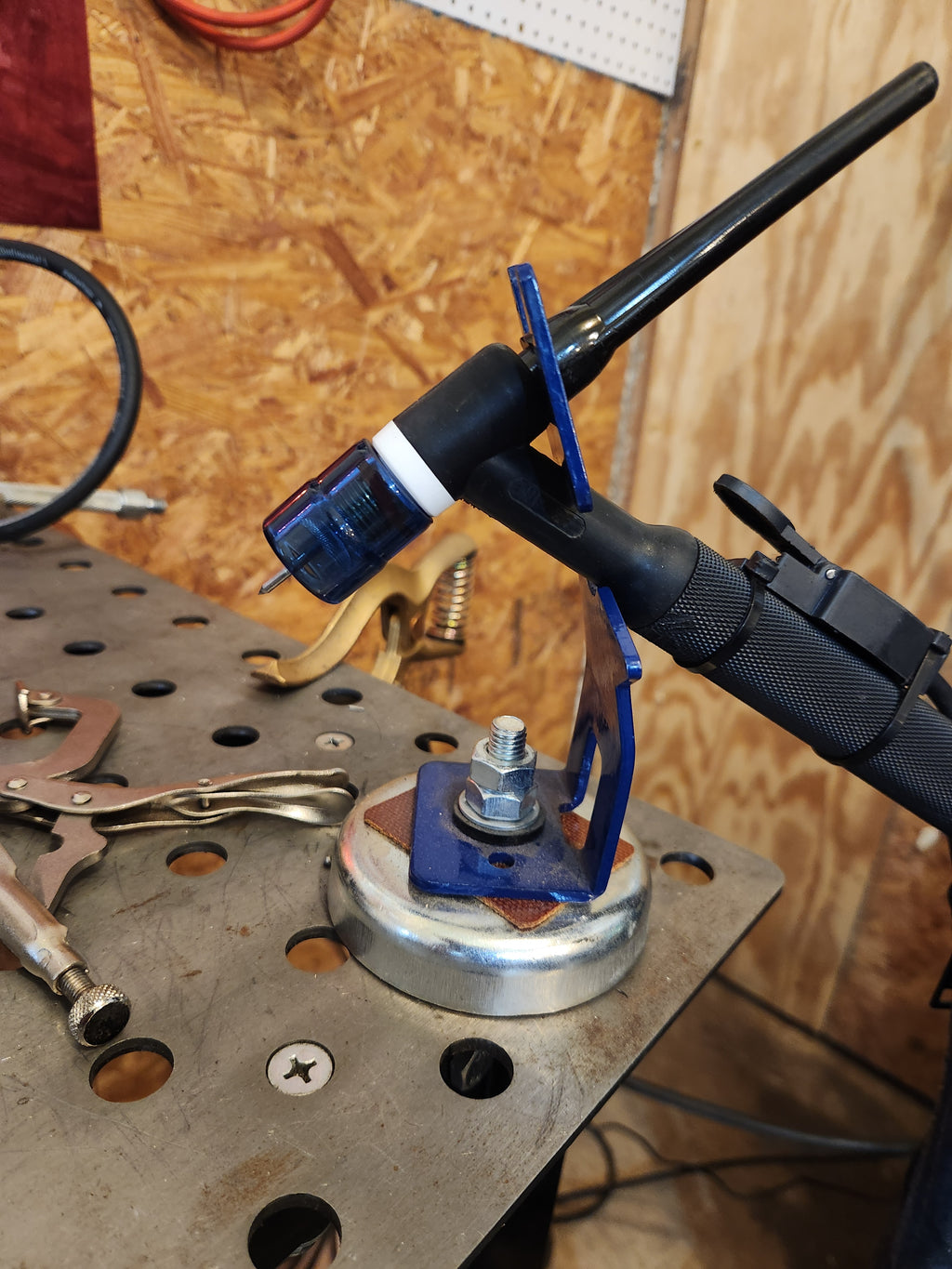 Handmade colored Tig welding cups - #10 or #12 Dark Blue